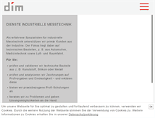 Tablet Screenshot of dienste-industrielle-messtechnik.de